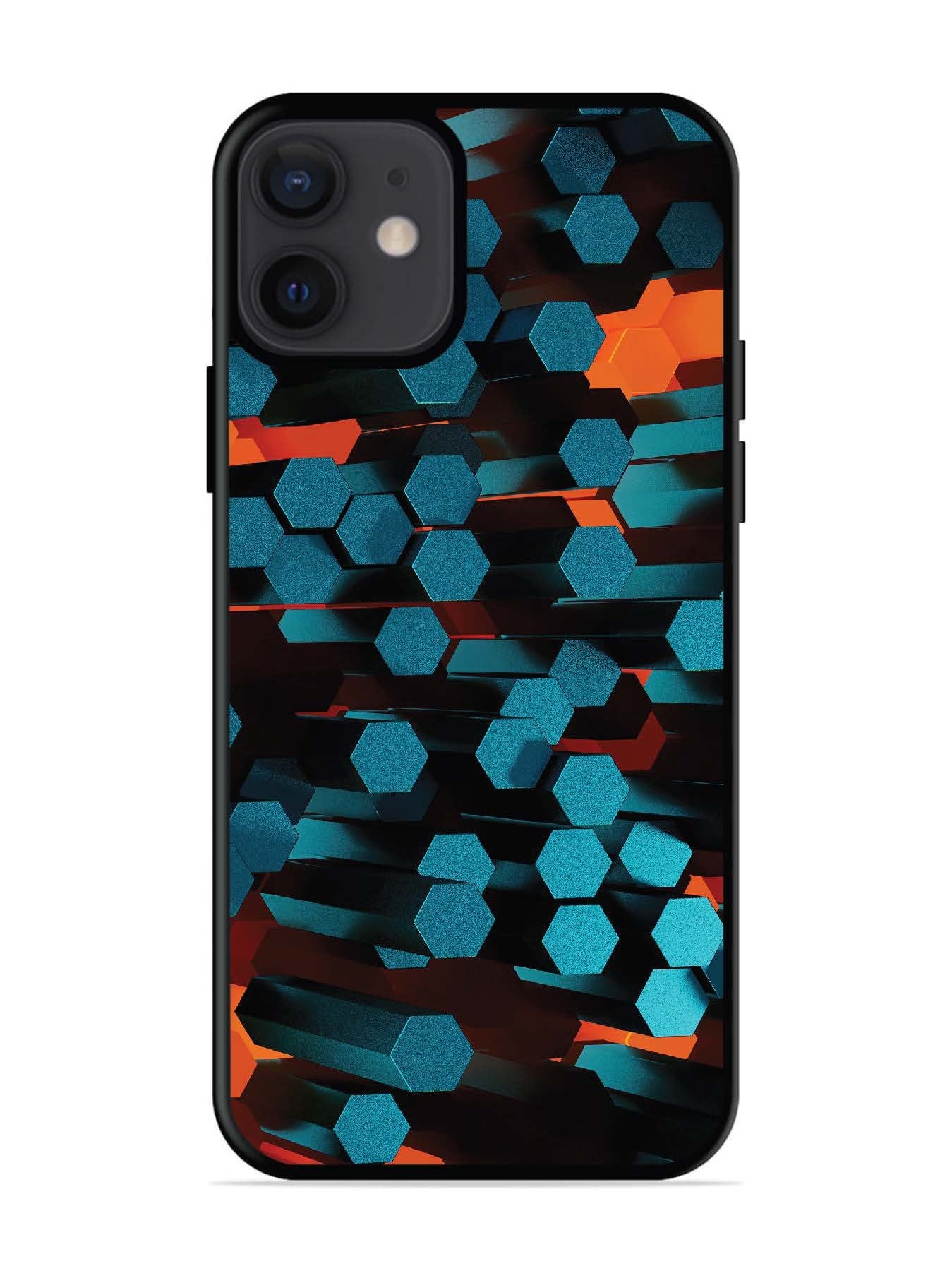 iPhone 12 Mini Hexagon 3D Abstract