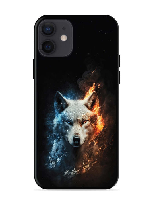 iPhone 12 Mini Fire Wolf