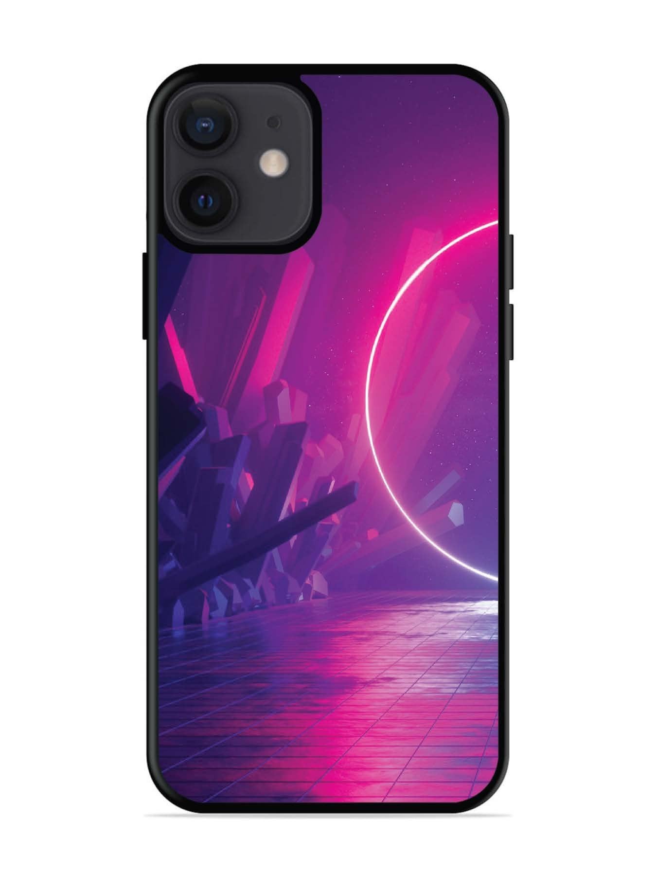 iPhone 12 Mini abstract with Neon Light