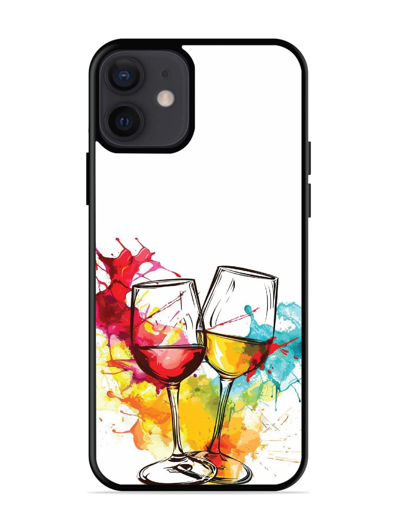 iPhone 12 Mini Colorful wine glasses