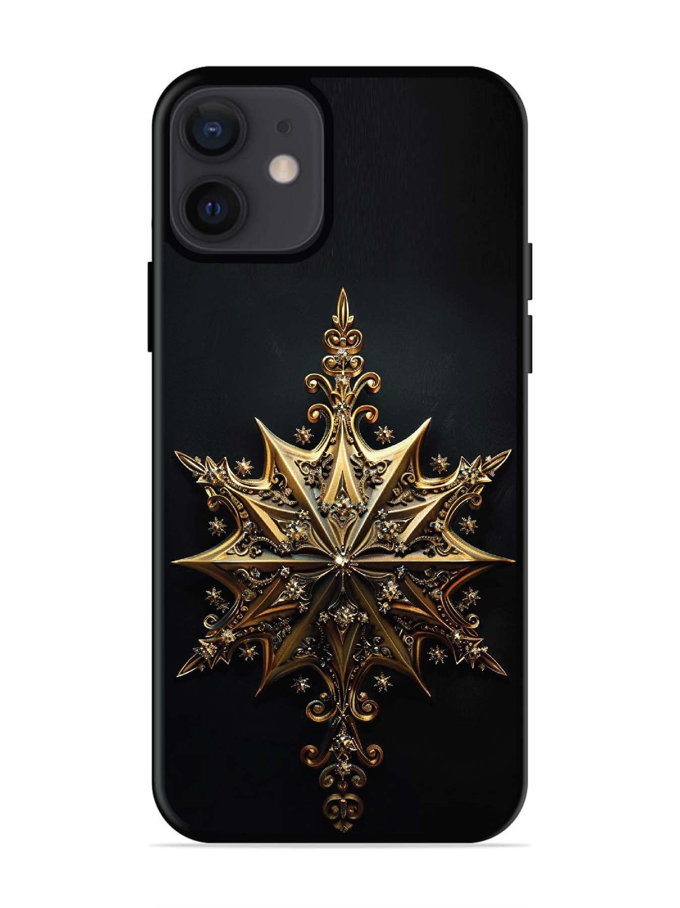 iPhone 12 Mini Ornate Golden Star