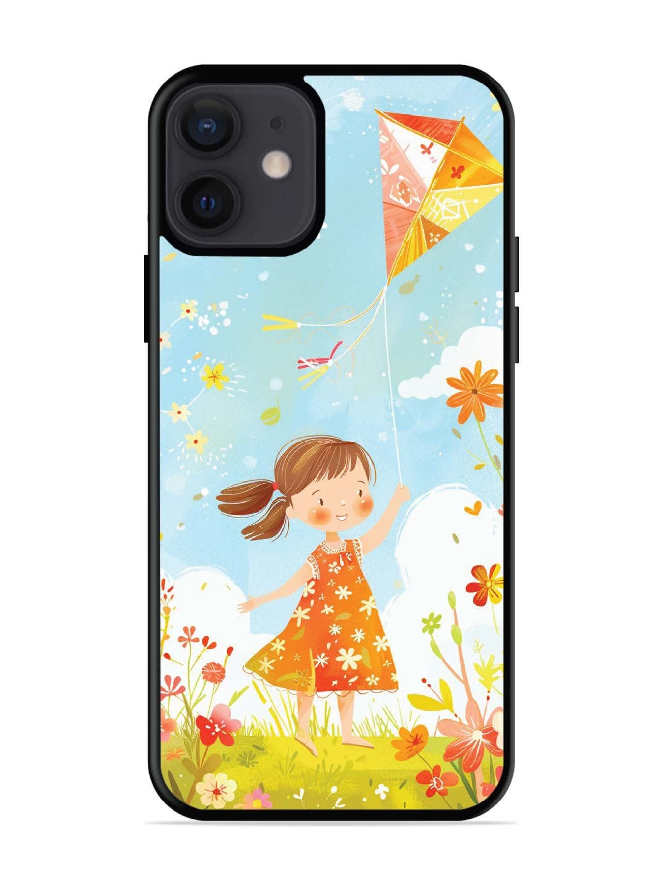 iPhone 12 Mini Little Girl Kite Flying