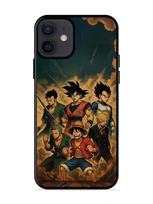 iPhone 12 Mini OnePiece n Dragon Ball Z in one team