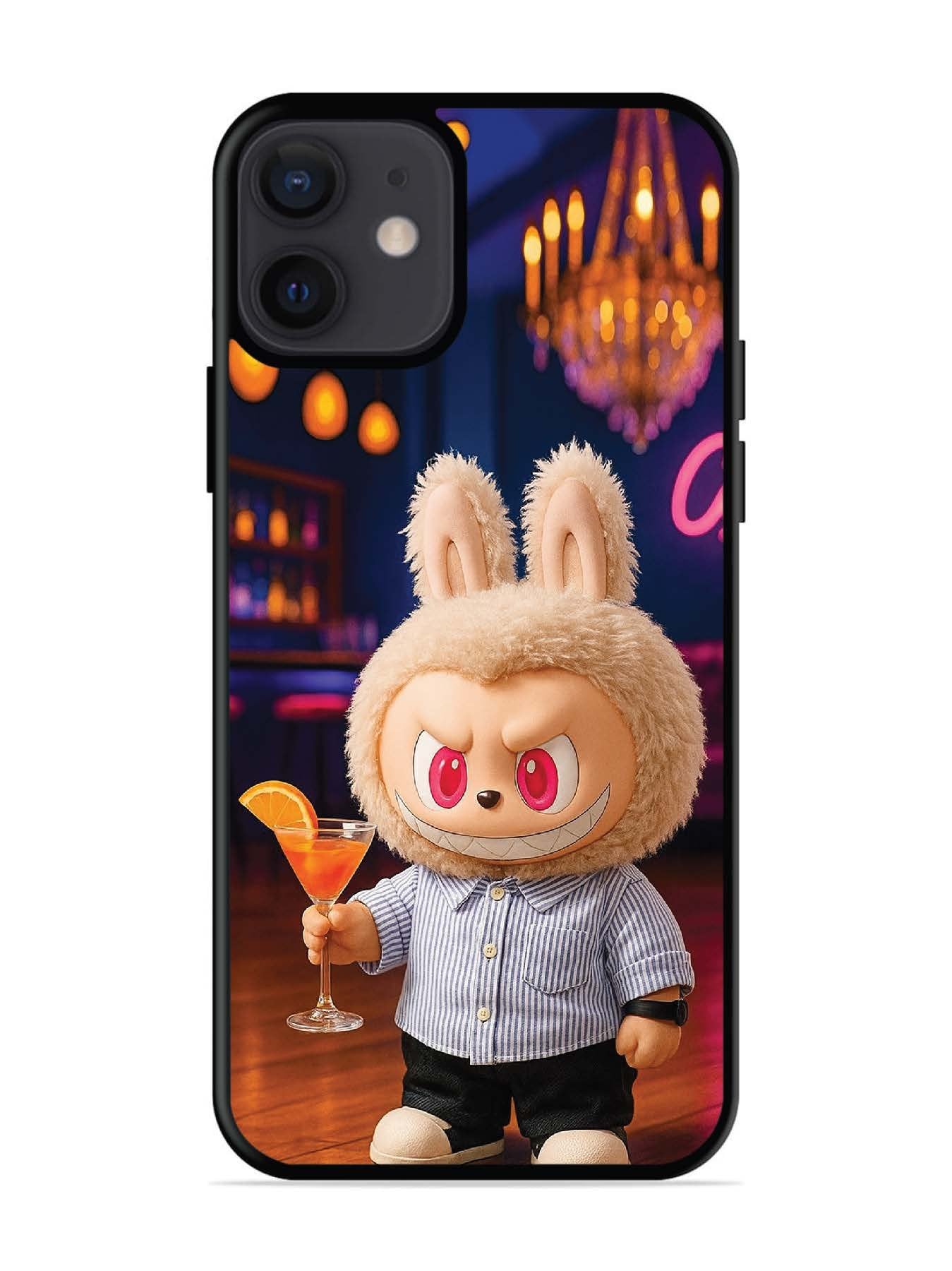 iPhone 12 Mini Labubu Doing Party