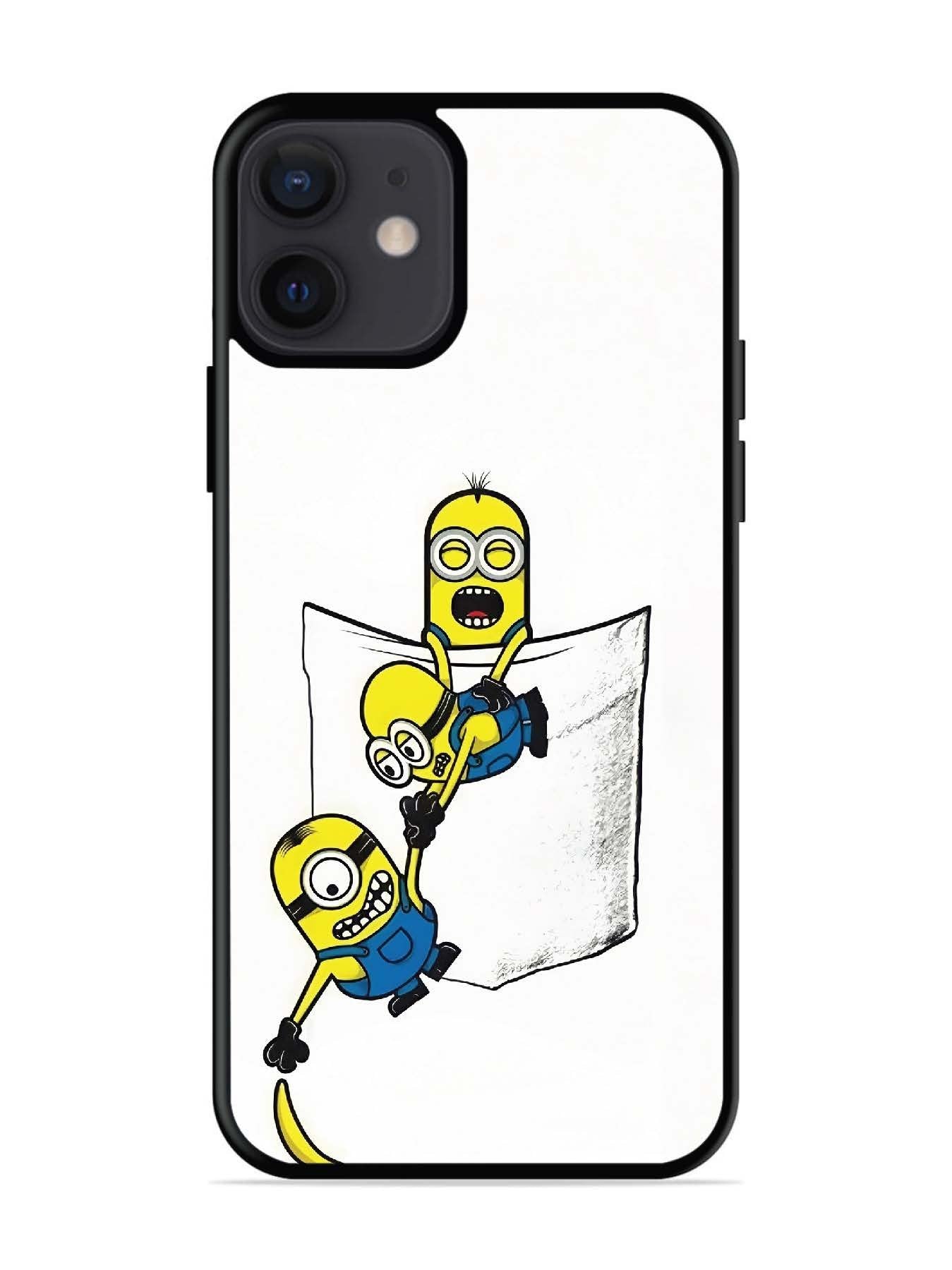 iPhone 12 Mini Minions Pocket Climb Banana