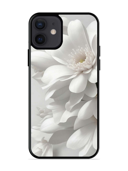 iPhone 12 Mini Soft Focus Purity white Flower