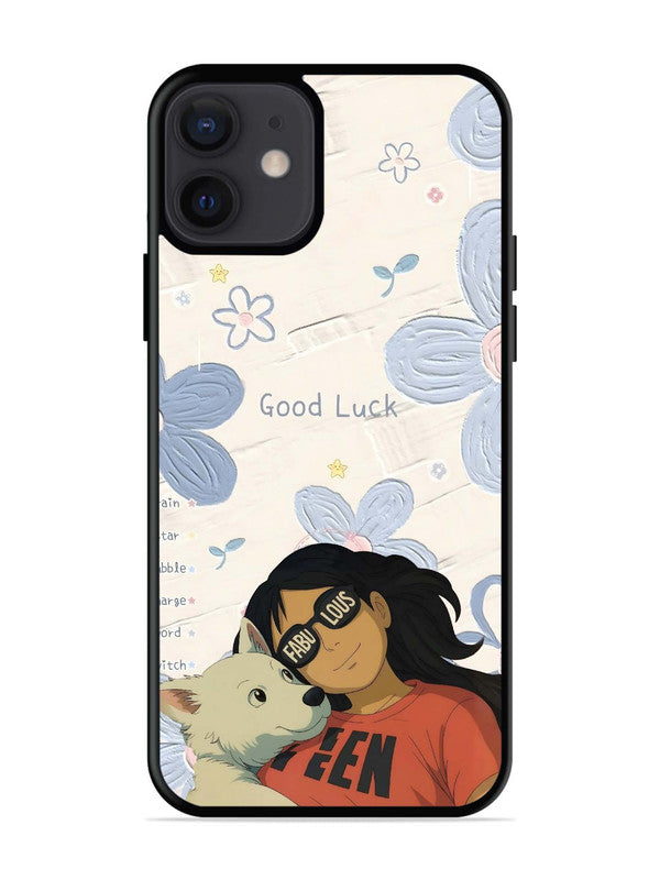 iPhone 12 Mini | 2D Metal | Fabulous and Good Luck | IP-12MN-424