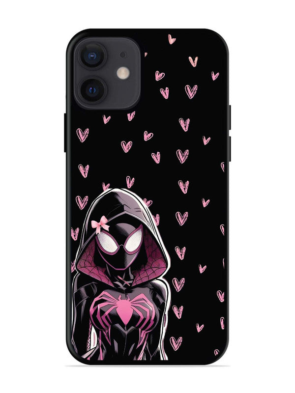 iPhone 12 Mini Spidergirl with hearts