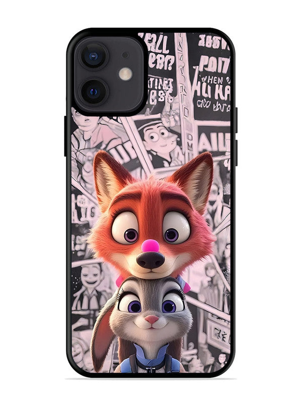 iPhone 12 Mini Cute Nick wilde and judy hopps 2