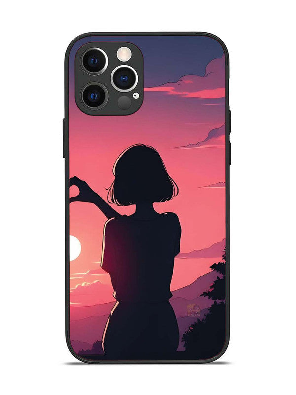 iPhone 12 Pro Love Heart with Hand Girl