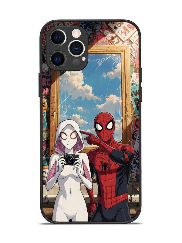 iPhone 12 Pro Spiderman and Spiderwoman