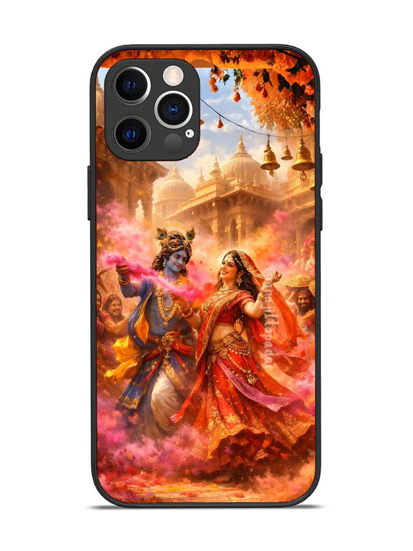 iPhone 12 Pro Radha Krishna Playing Holi
