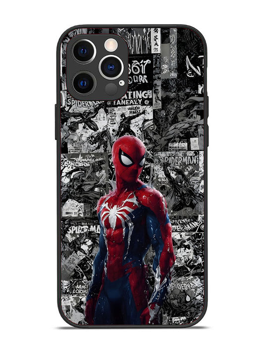 iPhone 12 Pro Spiderman Highlighted on News Paper