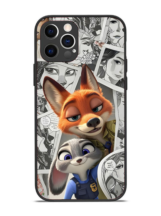iPhone 12 Pro Cute Nick wilde and judy hopps