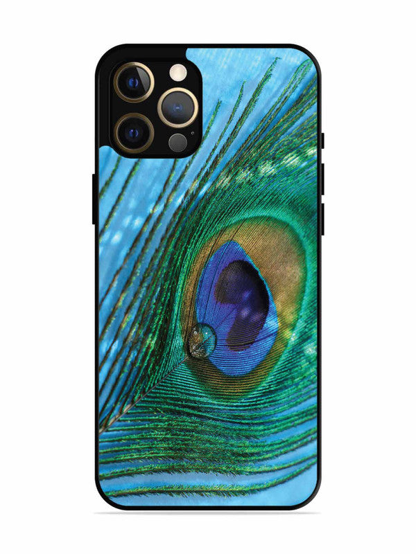 iPhone 12 Pro Max A drop on Peacock Feather