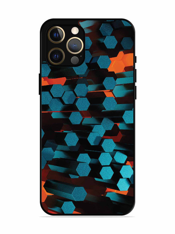 iPhone 12 Pro Max Hexagon 3D Abstract