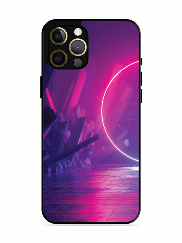 iPhone 12 Pro Max abstract with Neon Light
