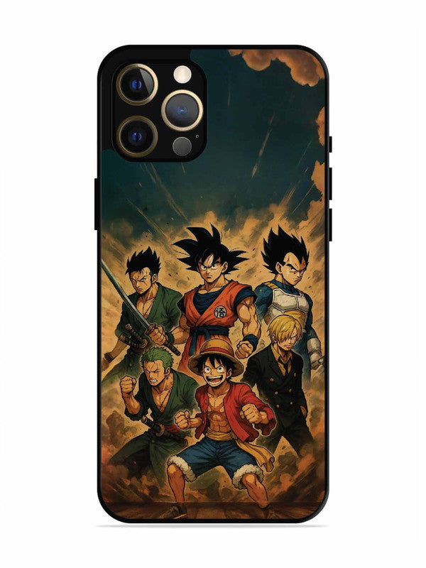 iPhone 12 Pro Max OnePiece n Dragon Ball Z in one team