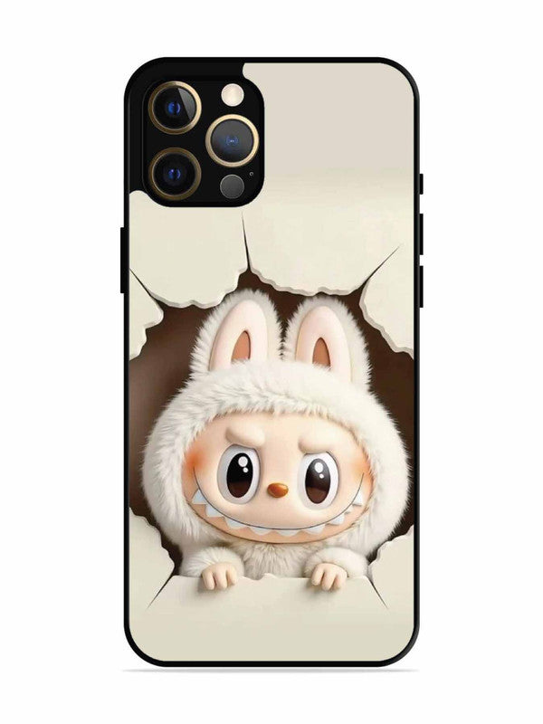iPhone 12 Pro Max Labubu from Cracked Wall