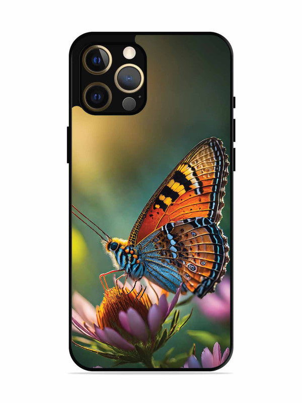 iPhone 12 Pro Max Golden Hour Monarch Butterfly