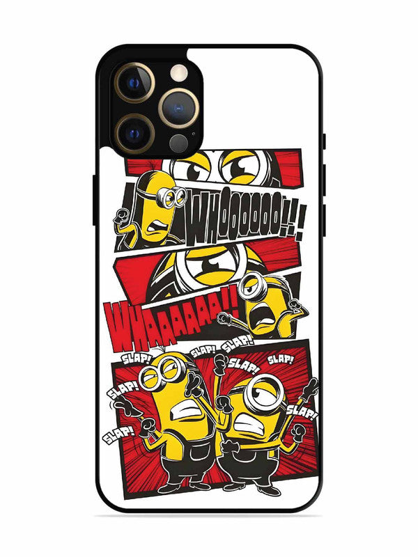 iPhone 12 Pro Max Minions Comic Panel Action
