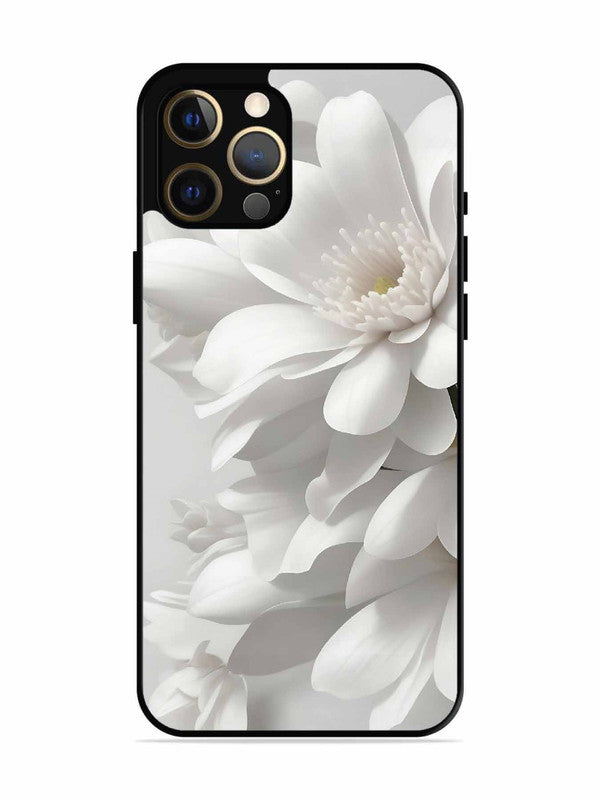 iPhone 12 Pro Max Soft Focus Purity white Flower