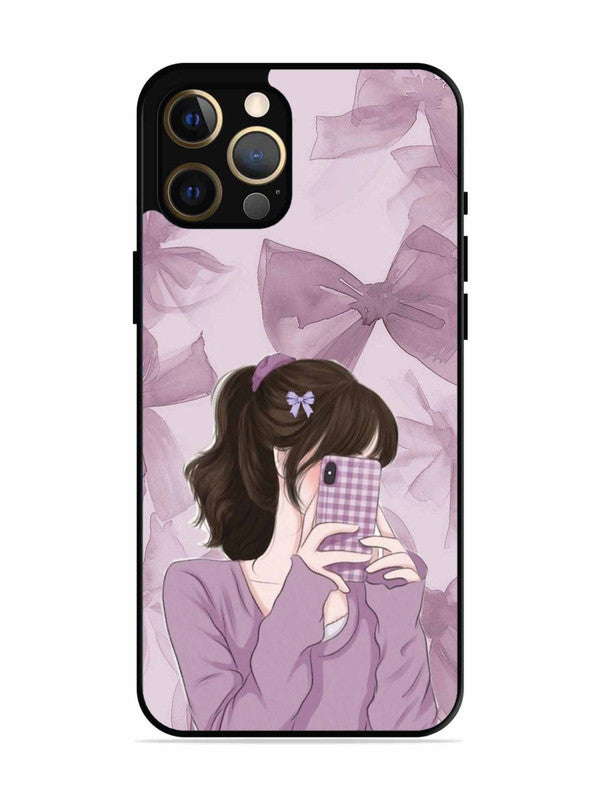 iPhone 12 Pro Max Pinky Girl taking selfie