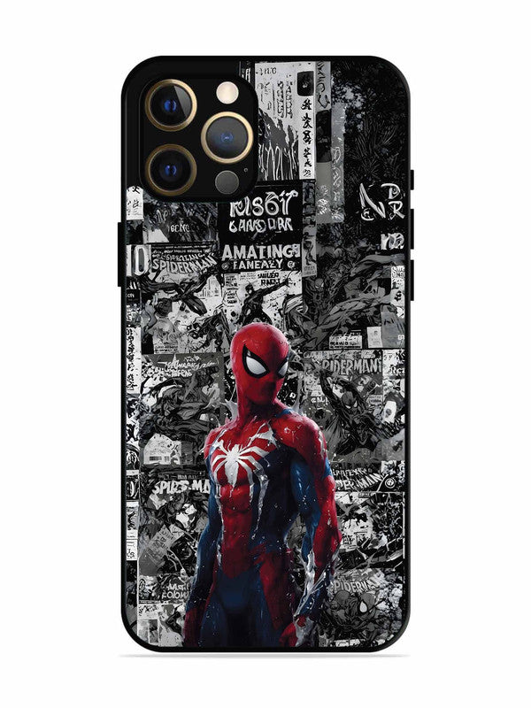 iPhone 12 Pro Max Spiderman Highlighted on News Paper