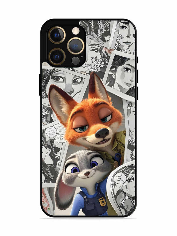 iPhone 12 Pro Max Cute Nick wilde and judy hopps