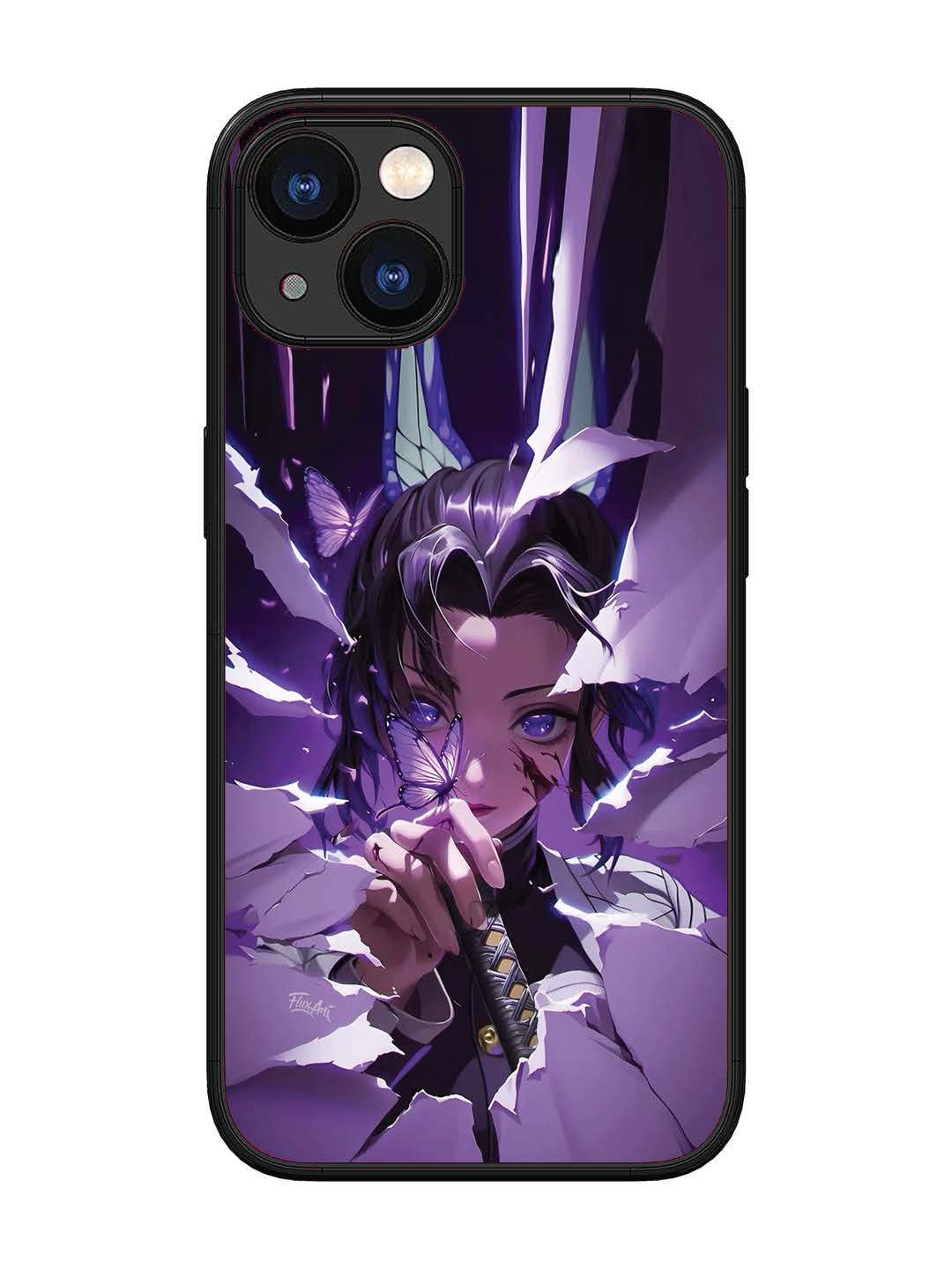 iPhone 13 Purple Butterfly Hashira