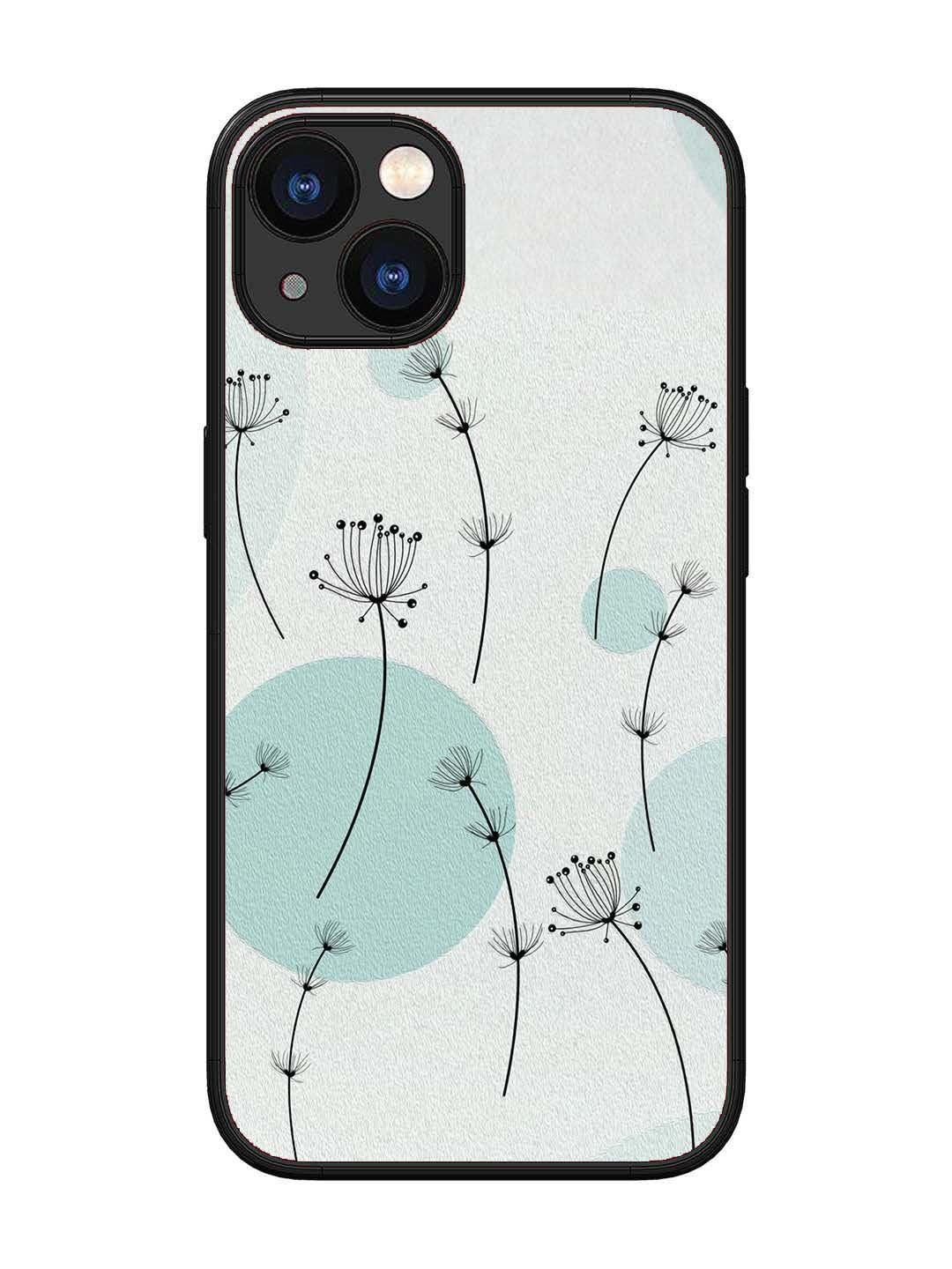 iPhone 13 Soft Focus Floral Silhouette