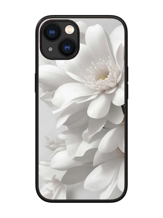 iPhone 13 Soft Focus Purity white Flower