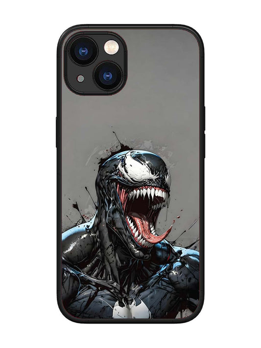 iPhone 13 Venom Symbiote Grin Art