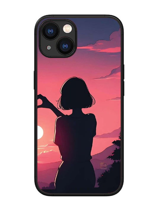 iPhone 13 Love Heart with Hand Girl