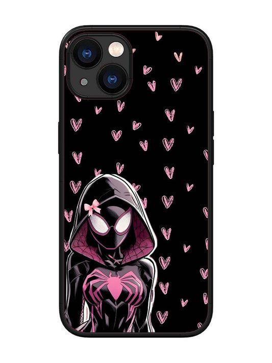 iPhone 13 Spidergirl with hearts