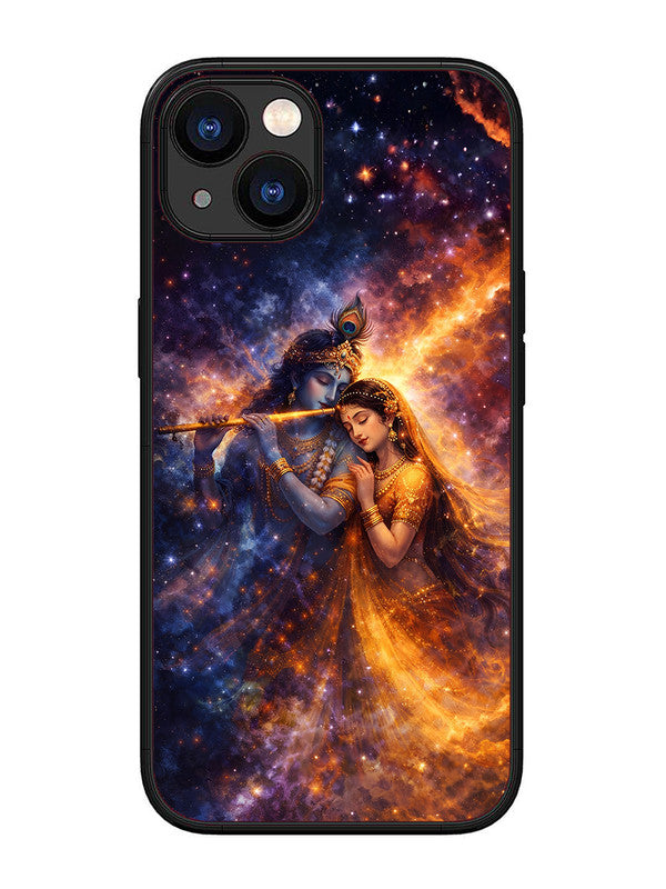iPhone 13 | 2D Metal | Radha Krishna Dancing on Flute | IP-13-456