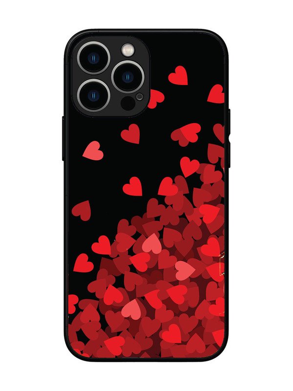 iPhone 13 Pro Max Red Hearts