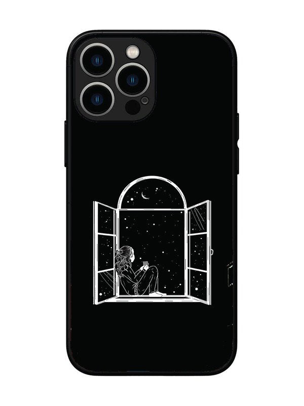 iPhone 13 Pro Max Little Girl on Window