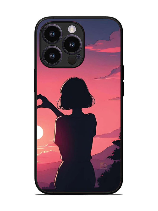 iPhone 13 Pro Love Heart with Hand Girl