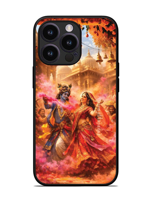 iPhone 13 Pro Radha Krishna Playing Holi