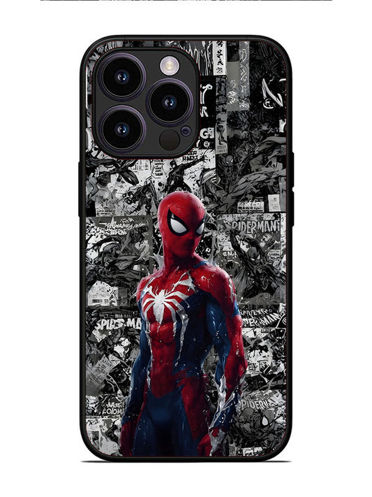 iPhone 13 Pro Spiderman Highlighted on News Paper