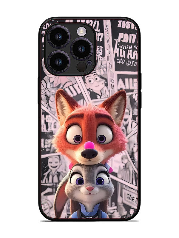 iPhone 13 Pro Cute Nick wilde and judy hopps 2