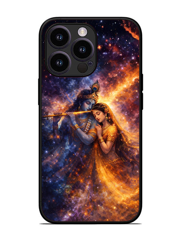 iPhone 13 Pro | 2D Metal | Radha Krishna Dancing on Flute | IP-13P-456