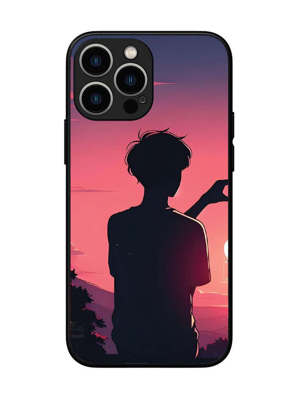 iPhone 13 Pro Max Love Heart with Hand Boy