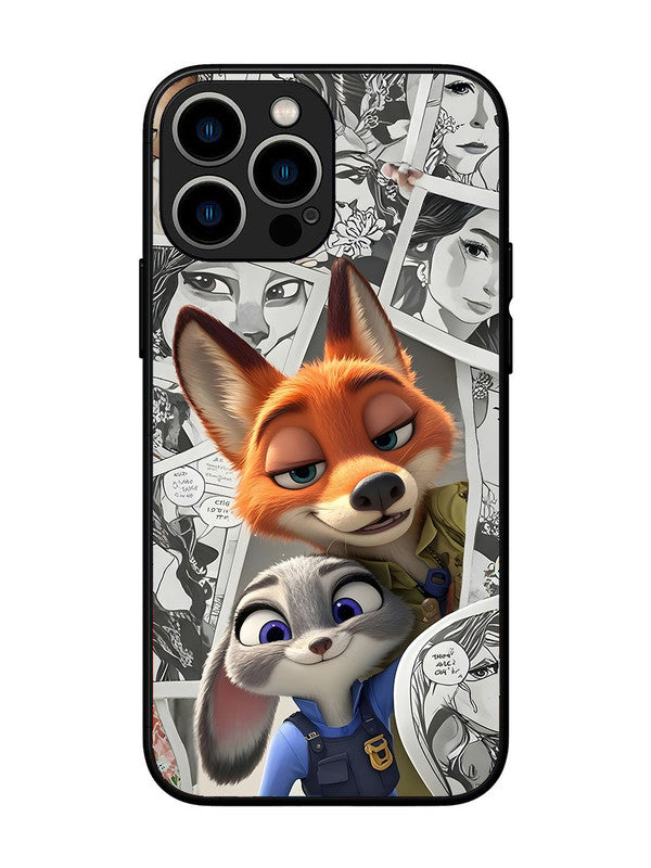 iPhone 13 Pro Max Cute Nick wilde and judy hopps