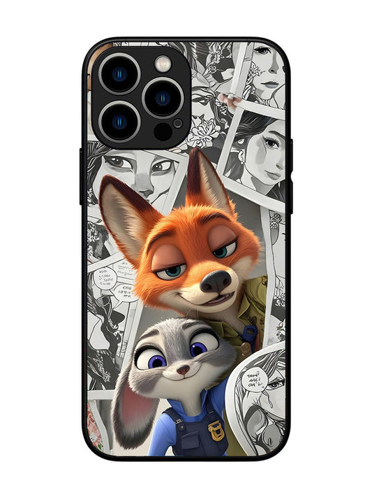 iPhone 13 Pro Max Cute Nick wilde and judy hopps