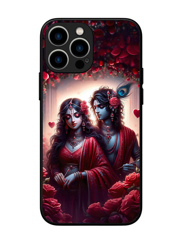 iPhone 13 Pro Max | 2D Metal | Couples in Red theme like Radha Krishna | IP-13PM-458