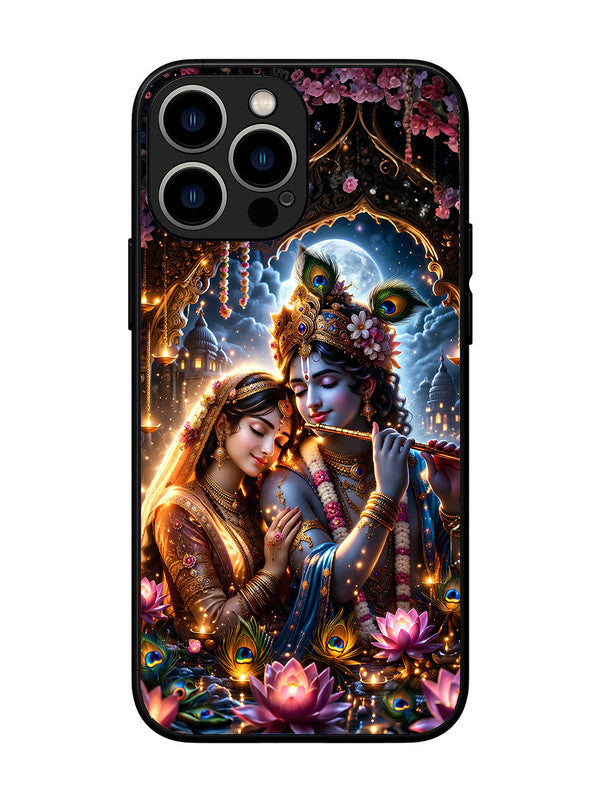 iPhone 13 Pro Max | 2D Metal | Radha Krishna Enjoying Flute 2 | IP-13PM-461