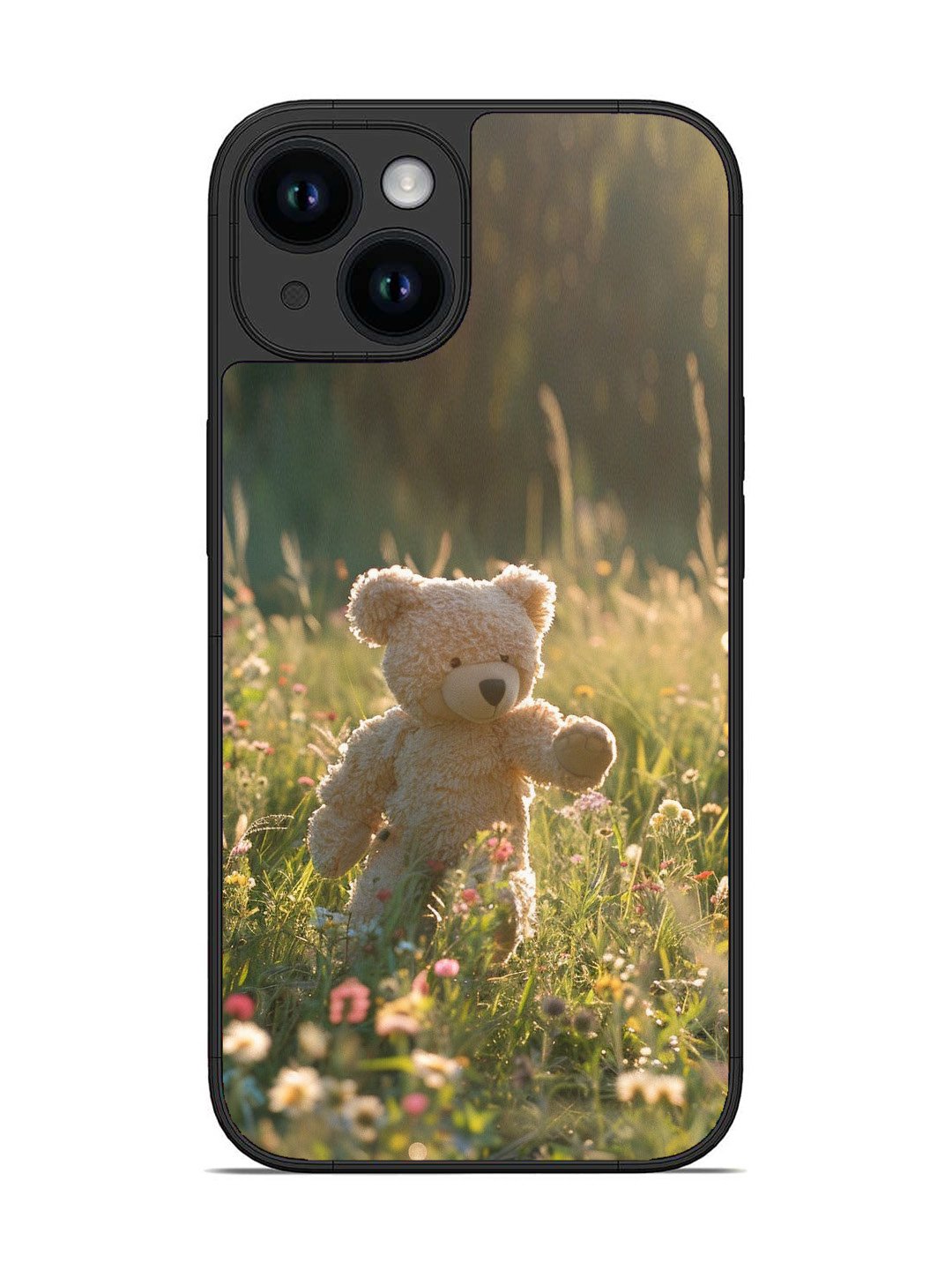 iPhone 15 Teddy Bear Outdoors