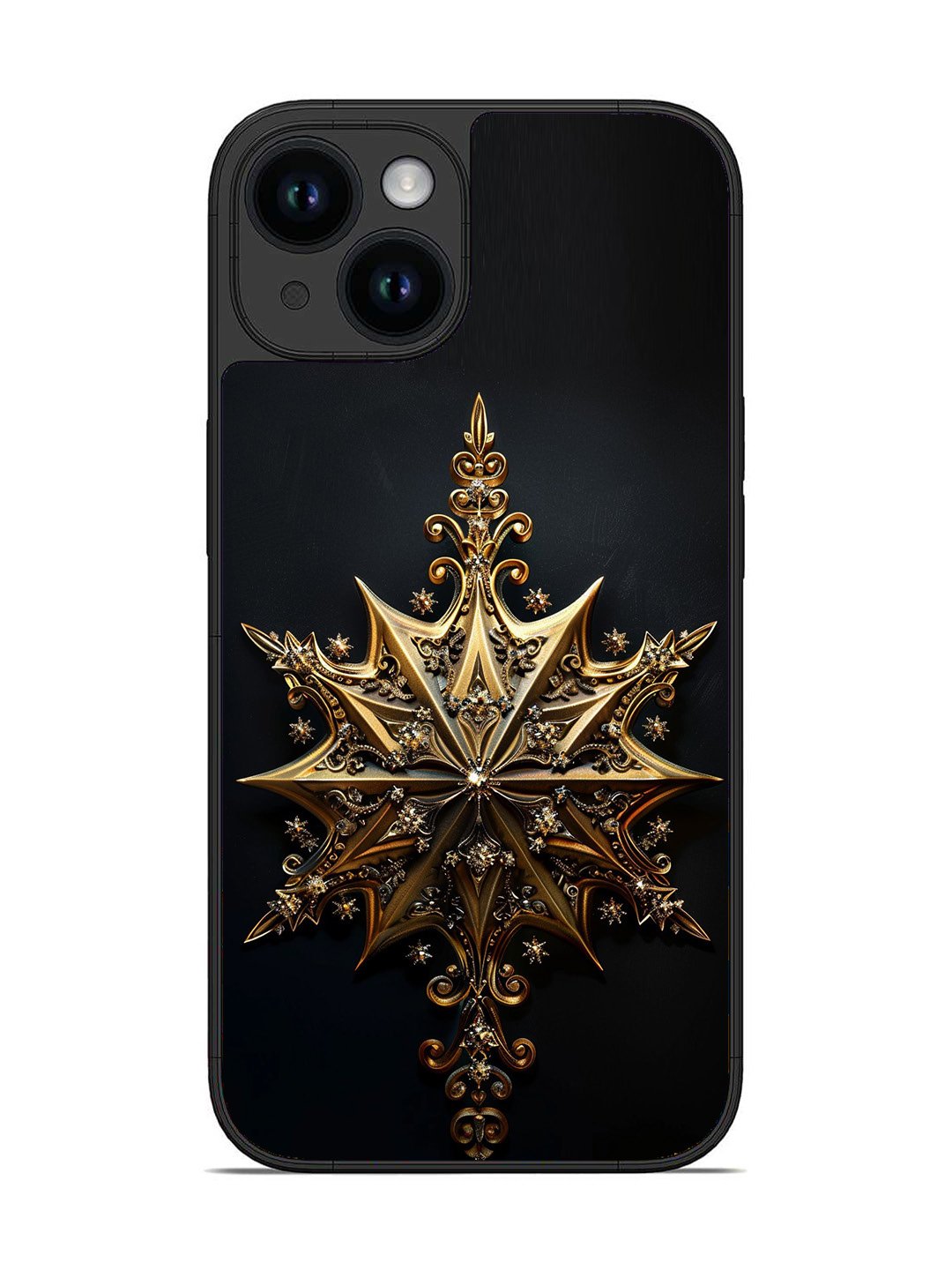 iPhone 15 Ornate Golden Star